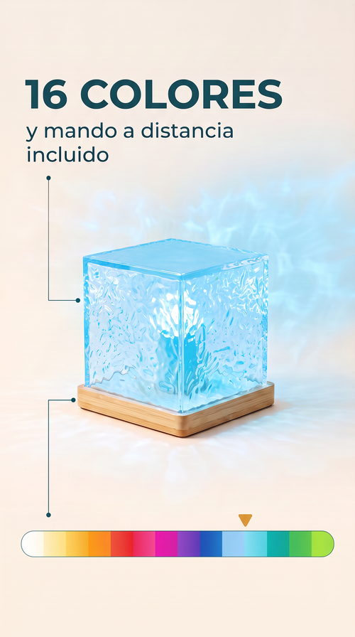 16 colores y mando a distancia incluido