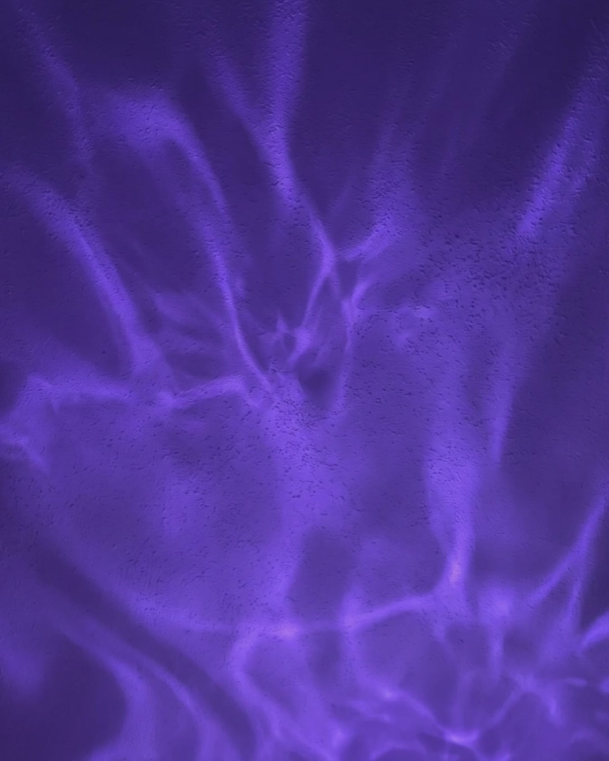 Cubo de luz ondas de agua